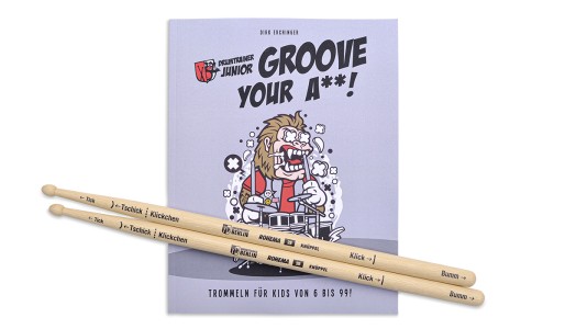 Drumtrainer Junior - Groove Your Ä**! Knüppel Bundle