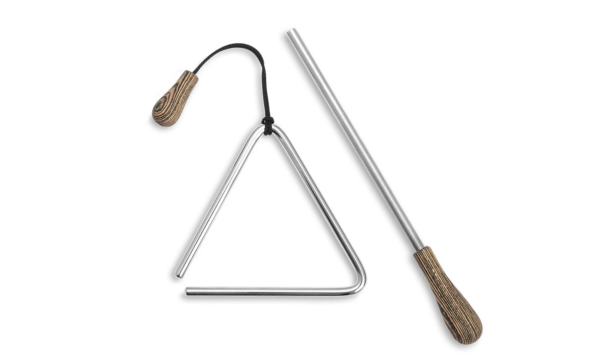 Triangle Set Instrument Triangle Set 10cm | Classic percussion instrument | ROHEMA Kids | Rohema