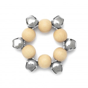 Armband mit 6 Kreuzglöckchen und mittlerer Klangfarbe