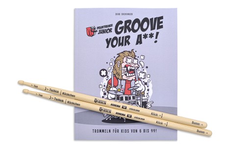 Drumtrainer Junior - Groove Your Ä**! &quot;Stöckchen&quot; Bundle