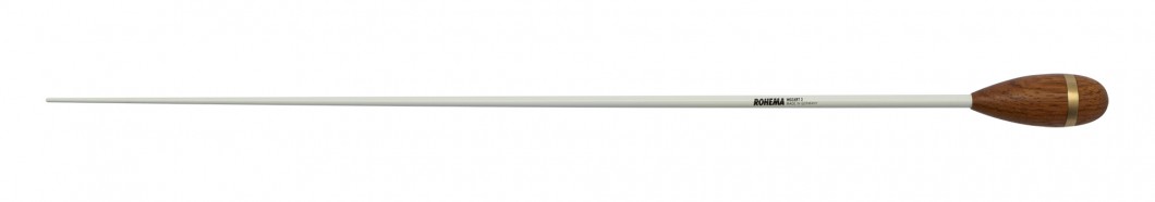 Taktstock Mozart 2 aus Fiberglas weiß Lackiert mit Jatobagriff