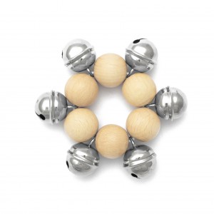Armband mit 6 Glöckchen und hoher Klangfarbe